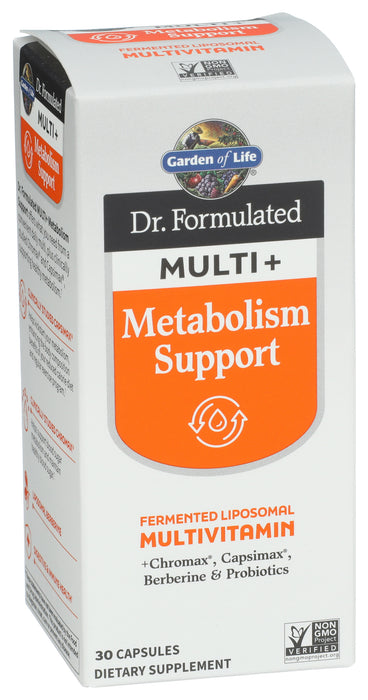 Dr. Formulated Metabolism Support Multivitamin, GF, 30 cap