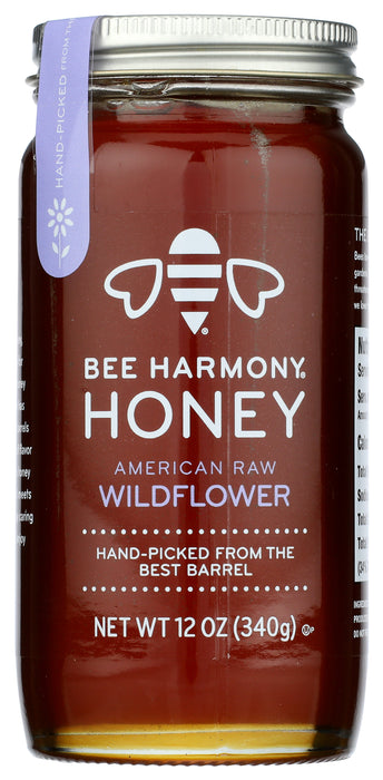 Raw Honey, Wildflower, 12 oz
