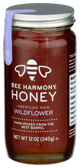 Raw Honey, Wildflower, 12 oz