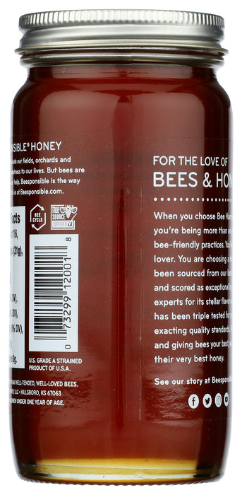 Raw Honey, Wildflower, 12 oz