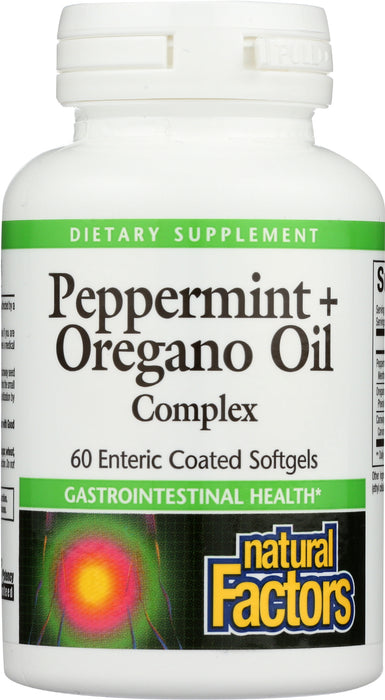 Perppermint & Oregano Oil Complex, 60 sgels