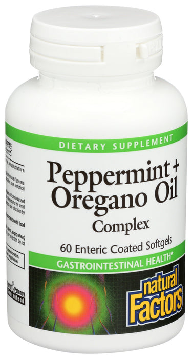 Perppermint & Oregano Oil Complex, 60 sgels