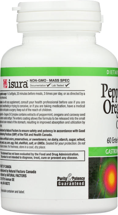 Perppermint & Oregano Oil Complex, 60 sgels