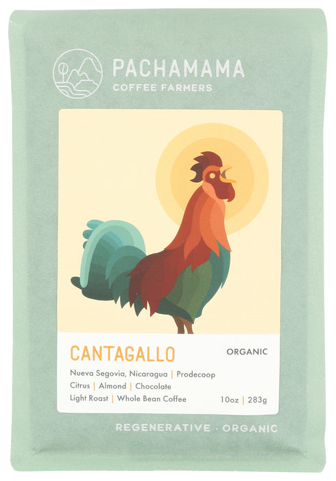 Cantagallo Whole Bean Coffee, Org 10 oz