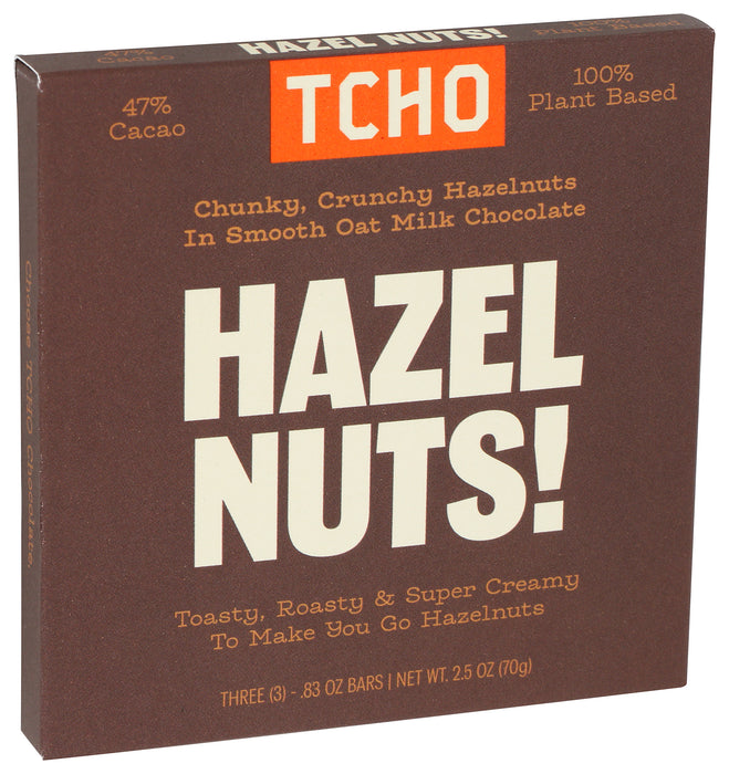 Hazelnut Oat Milk Chocolate Bar, FT Org, 2.5 oz