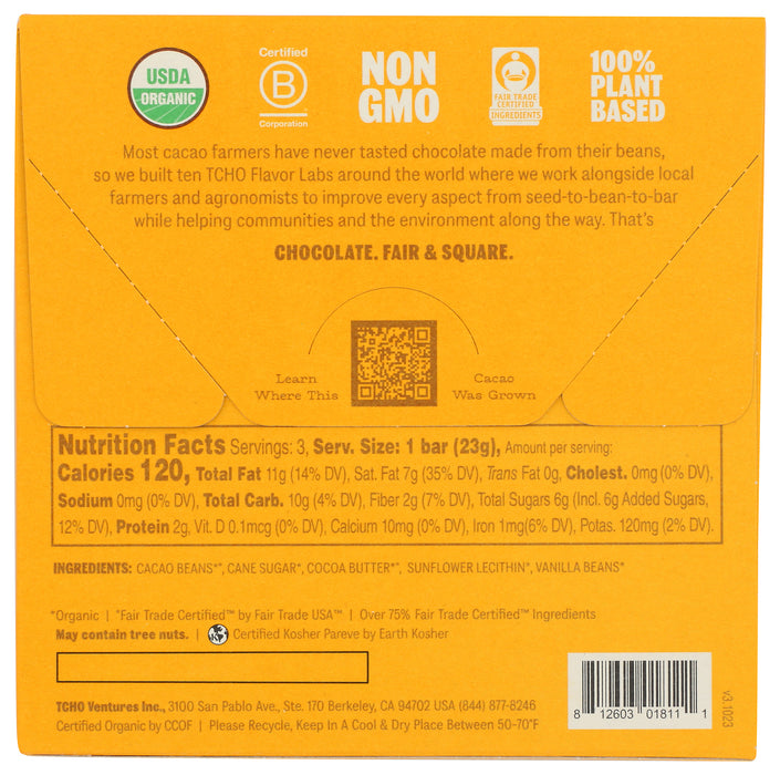 Holy Fudge Dark Chocolate Bar, FT Org, 2.5 oz