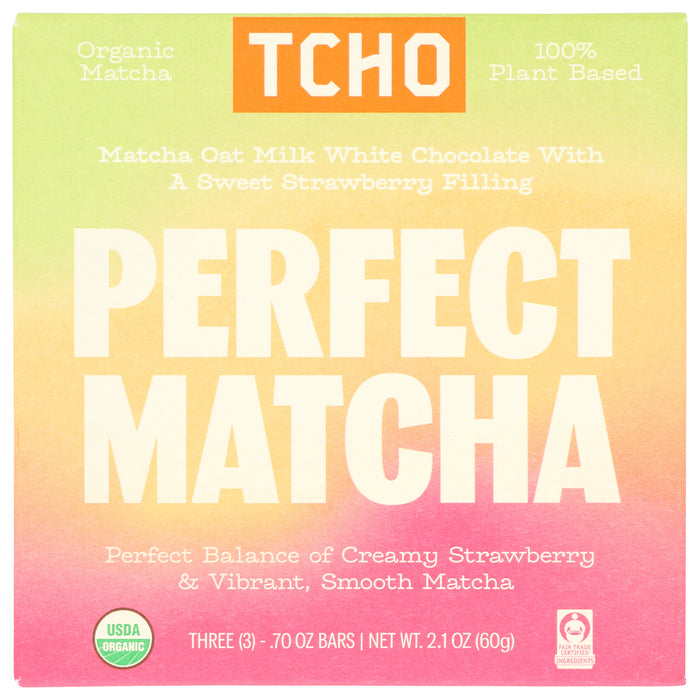 Perfect Matcha Oat Milk White Chocolate Bar, FT Org, 2.1 oz