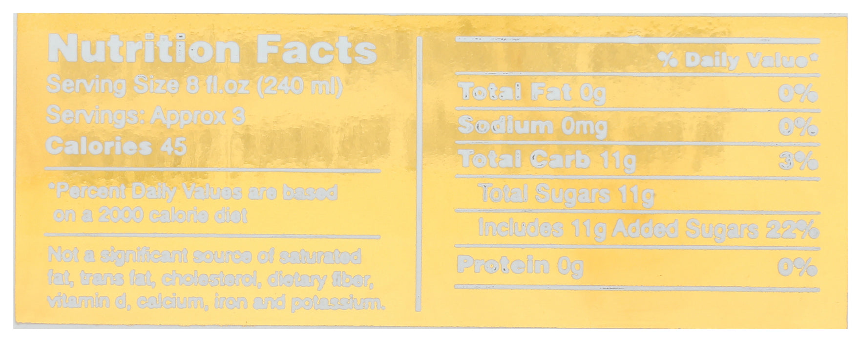 Sparkling Tea Wine NA, White, 25.4 fl oz