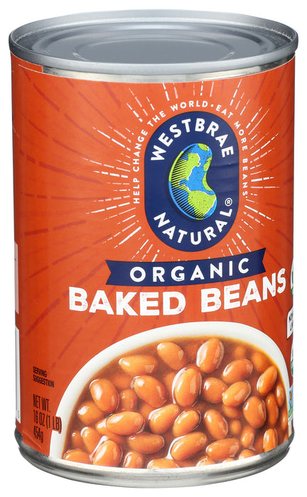 Baked Beans, Org, 16 oz