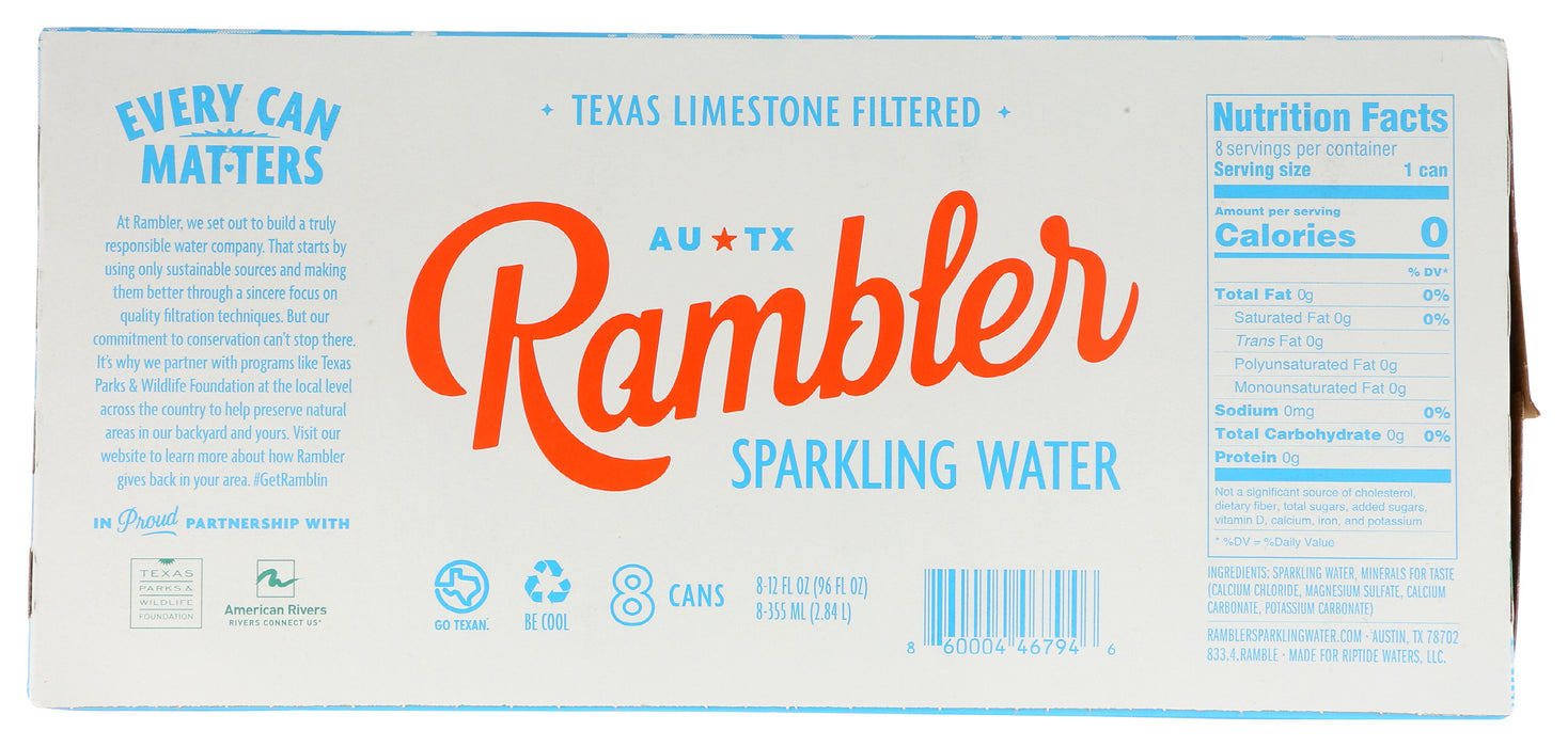 Sparkling Water, 8 pk, 12 fl oz