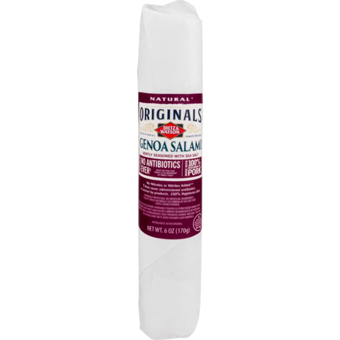 Genoa Mild Salami, ABF, 6 oz