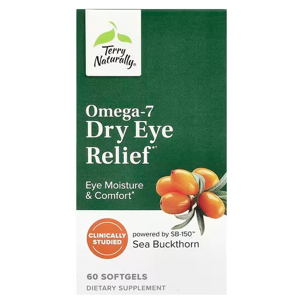 Omega-7 Dry Eye Relief, 60 sgel