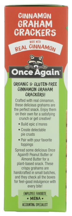 Cinnamon Graham Crackers, GF Org, 7.93 oz