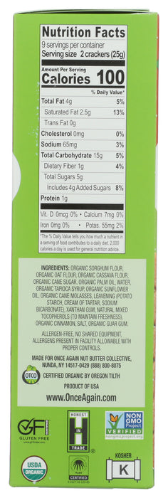 Cinnamon Graham Crackers, GF Org, 7.93 oz