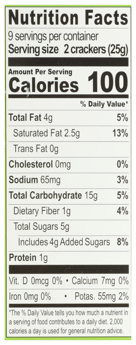 Cinnamon Graham Crackers, GF Org, 7.93 oz