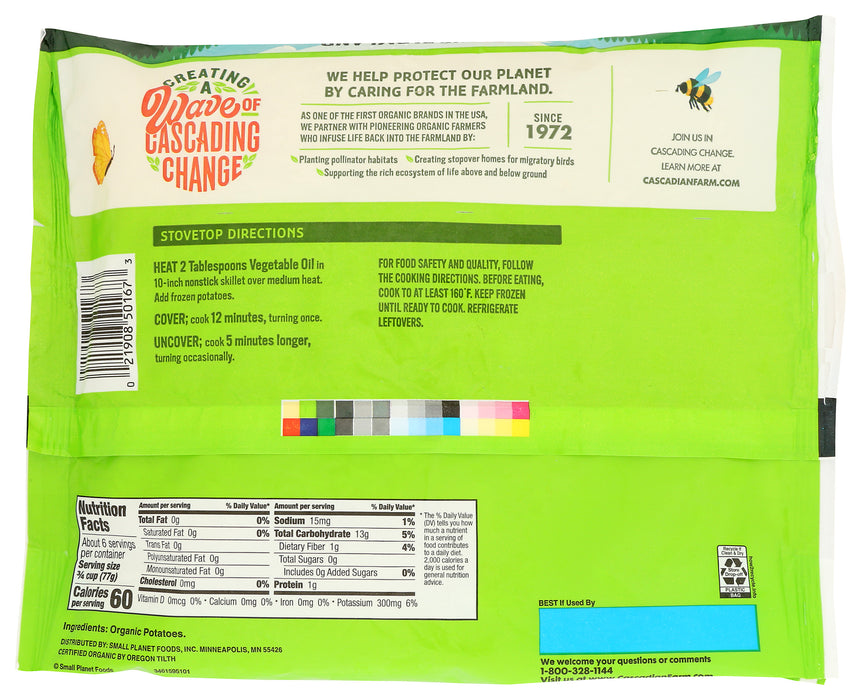 Hash Browns, Org, 16 oz