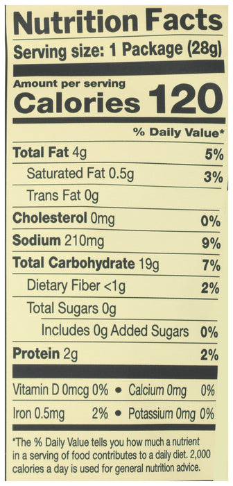 Popped Water Lily Seeds, Turmeric Garlic, 1 oz