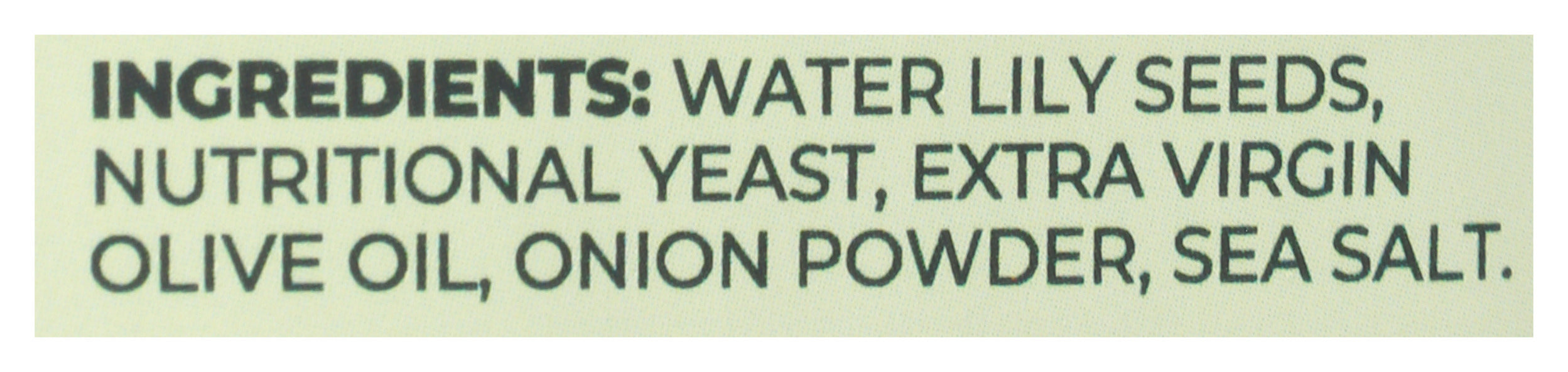 Popped Water Lily Seeds, Vegan Cheese, 1 oz