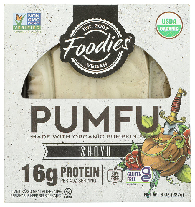 PUMFU Pumpkin Seed Tofu, Shoyu, 8 oz