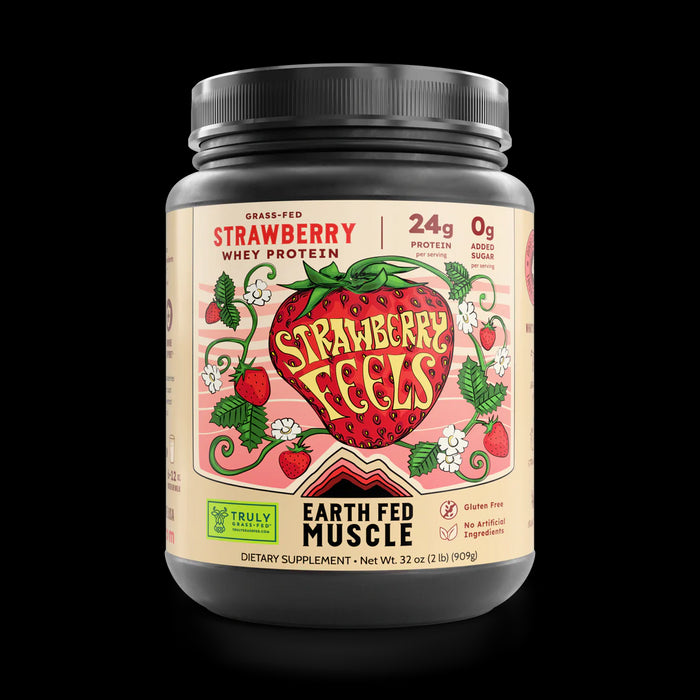 Strawberry Feels Whey Protein GF, 27 serv/32 oz