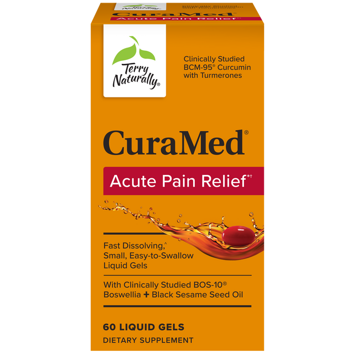 CuraMed Acute Pain Relief, 120 liq gel