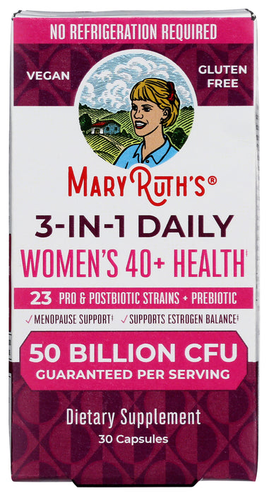 3-in-1 Daily Women's 40+ Health Probiotic, V, 30 cap