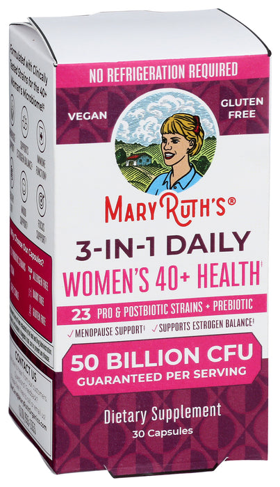 3-in-1 Daily Women's 40+ Health Probiotic, V, 30 cap