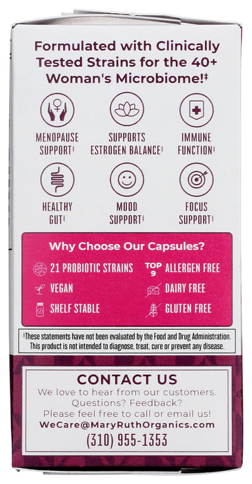 3-in-1 Daily Women's 40+ Health Probiotic, V, 30 cap