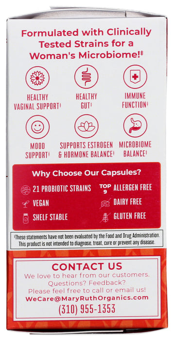 3-in-1 Daily Women's Health Probiotic, V, 30 cap