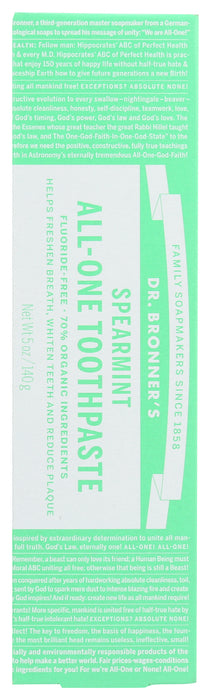 All-One Toothpaste, Spearmint, 5 oz