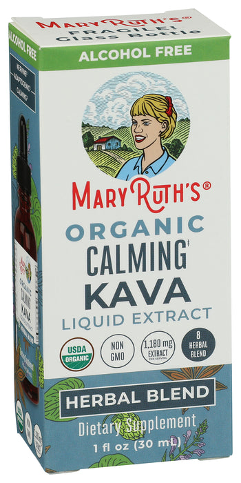 Calming Kava Liquid Extract, Org, 1 fl oz