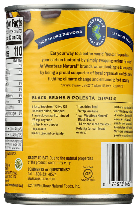 Black Beans, NS, Org, 15 oz