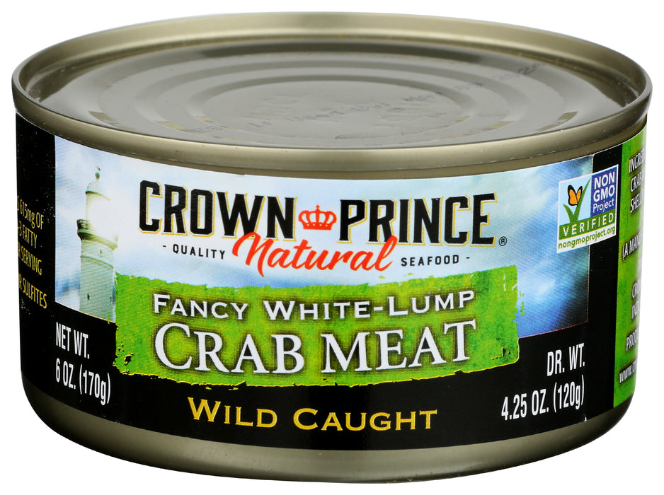 Fancy White-Lump Crab Meat, 6 oz