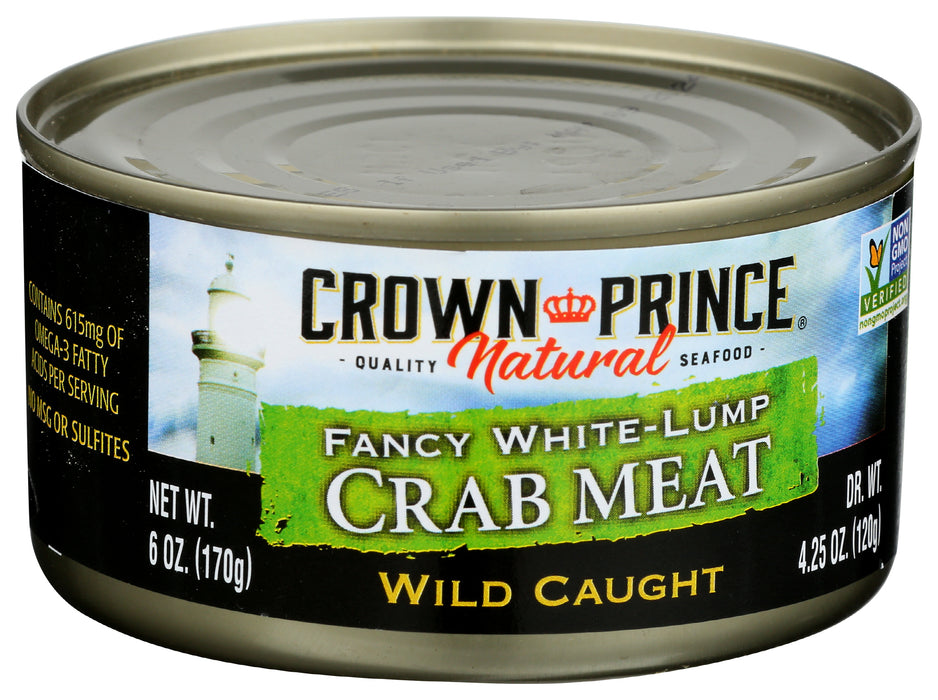 Fancy White-Lump Crab Meat, 6 oz