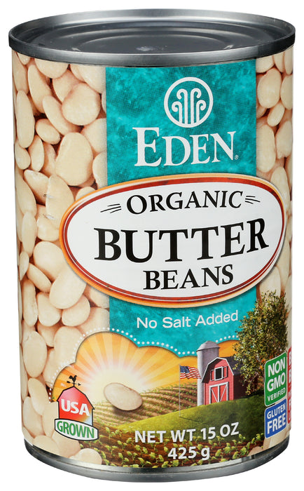 Butter Beans (Lima), NS, Org, 15 oz