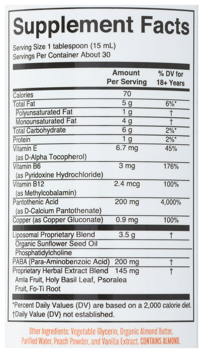 Gray Guard Liposomal, Peach Vanilla, 15.22 fl oz