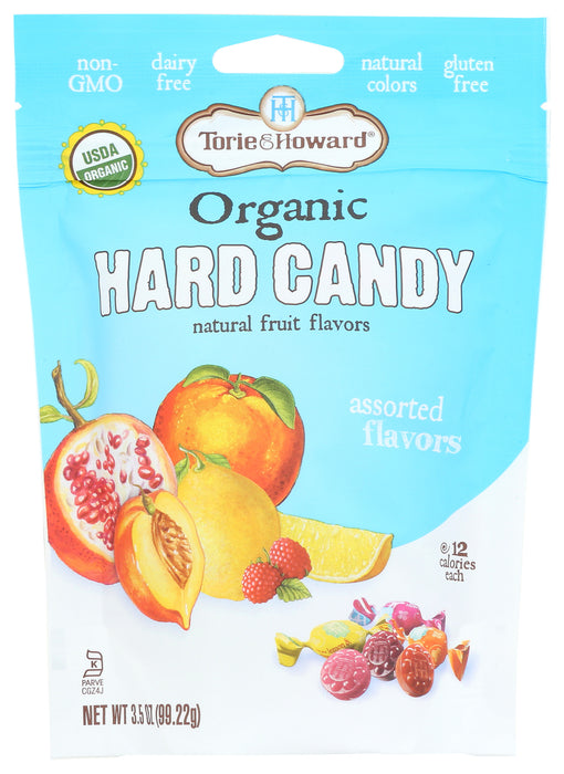 Hard Candy, Fruit Flavors, Org, GF, 3.5 oz