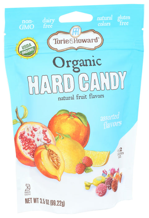 Hard Candy, Fruit Flavors, Org, GF, 3.5 oz