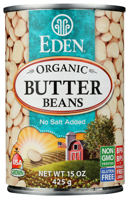 Butter Beans (Lima), NS, Org, 15 oz