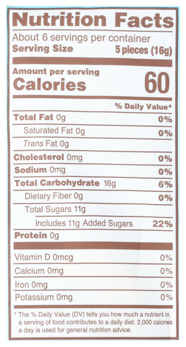 Hard Candy, Fruit Flavors, Org, GF, 3.5 oz