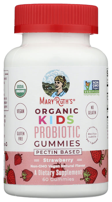 Kid's Probiotic Gummies, Strawberry, 60 gummies