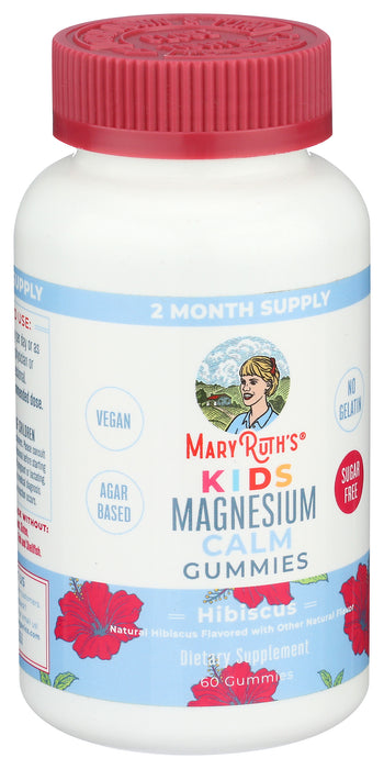 Kids Magnesium, Hibiscus, 60 gummy