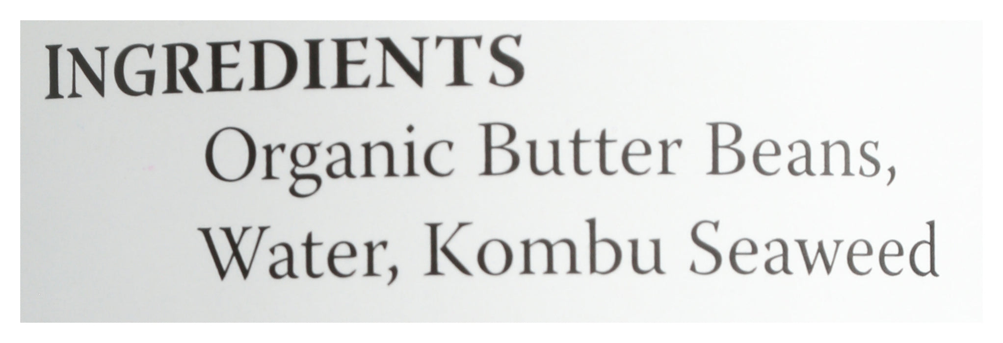 Butter Beans (Lima), NS, Org, 15 oz