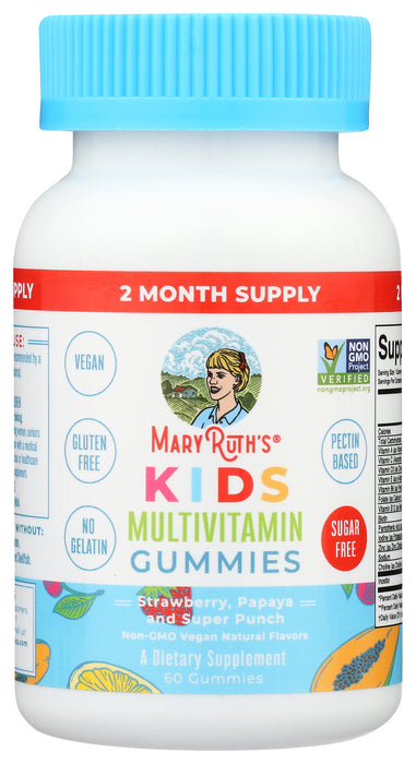 Kids Multivitamin Gummies, Strawberry, V, 60 gummies