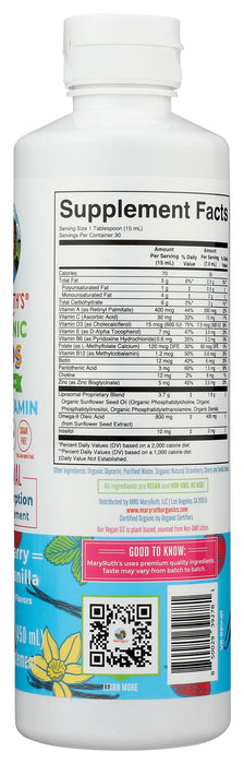 Kids Multivitamin, Strawberry, Org, V, 15.22 fl oz