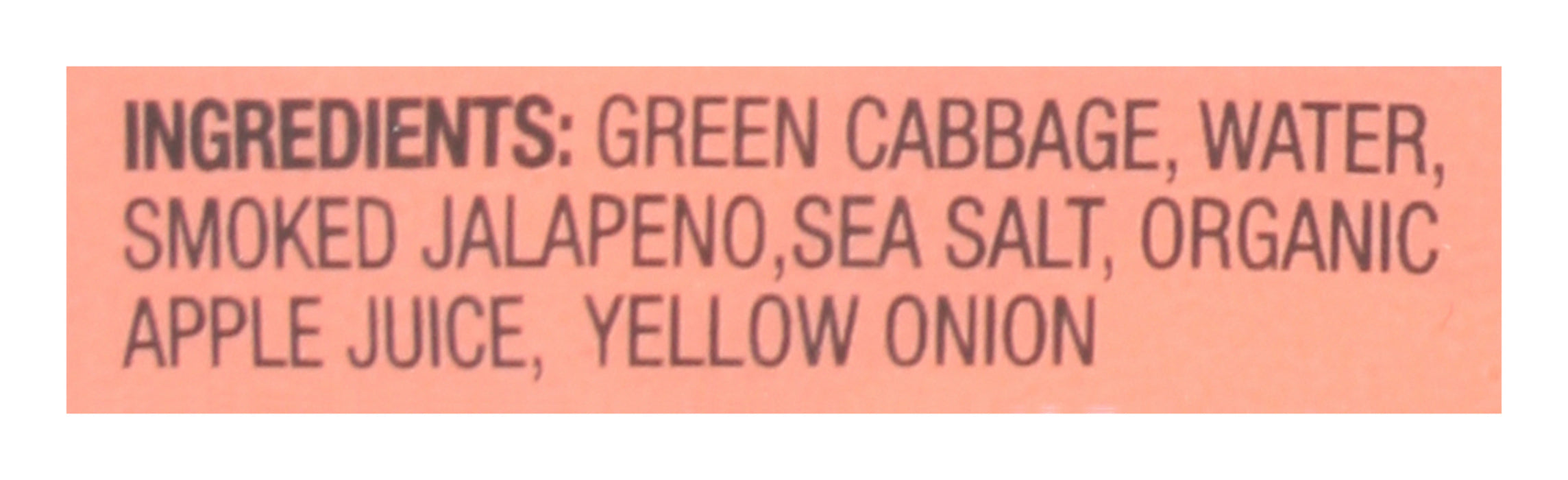 Kraut-Chi, Smoky Jalapeno, GF, V, 14 oz