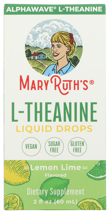 L-Theanine Liquid Drops, Lemon Lime, V, 2 fl oz