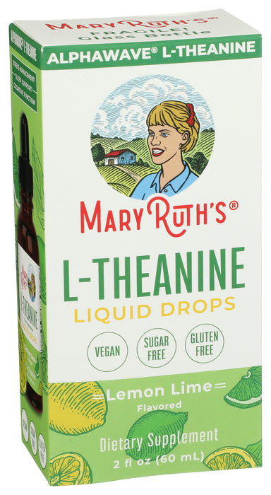 L-Theanine Liquid Drops, Lemon Lime, V, 2 fl oz