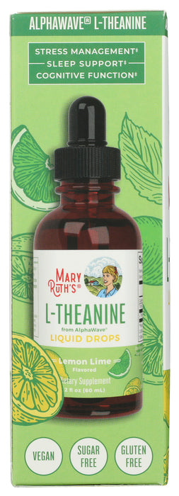 L-Theanine Liquid Drops, Lemon Lime, V, 2 fl oz