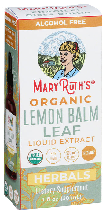 Lemon Balm Leaf Liquid Extract, Org, 1 fl oz